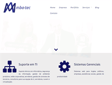 Tablet Screenshot of mbatec.com.br